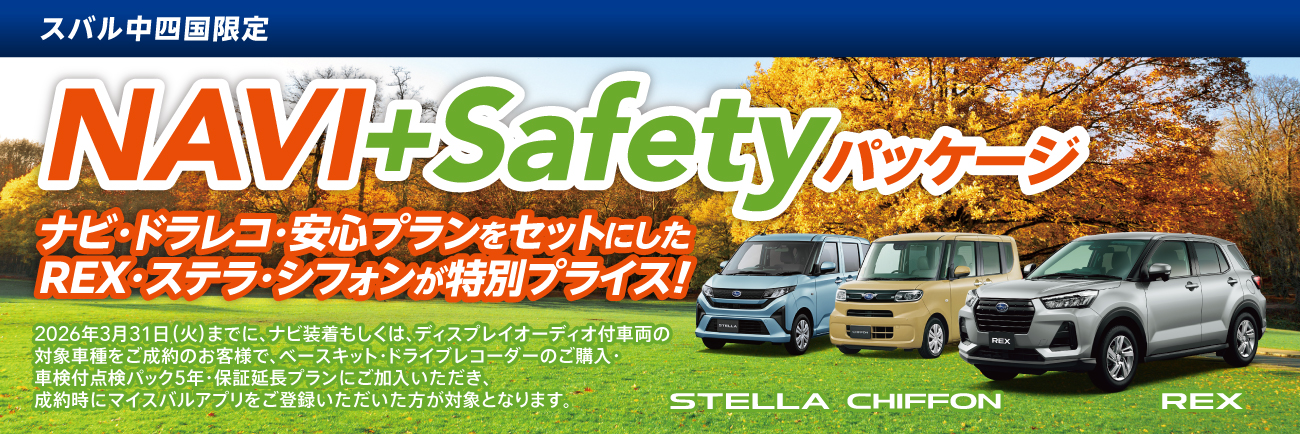 NAVI+Safetyパッケージ