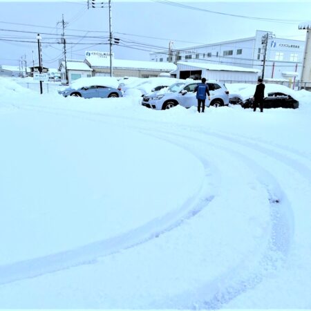 雪が降っても大丈夫です