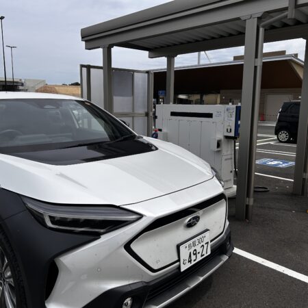 BEVで充電器を使ってみた。