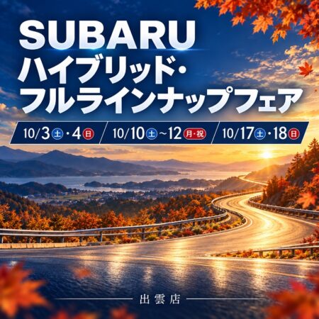 あなたの毎日に、ぴったりのSUBARUを。